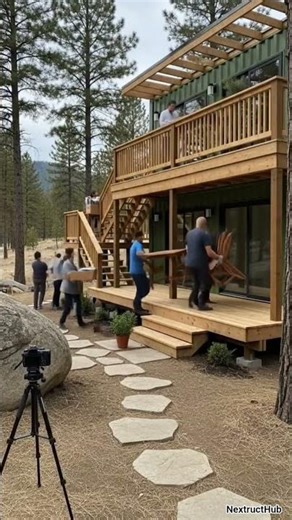 🏗️ Stacked Shipping Containers Transformed Into a Dream Home