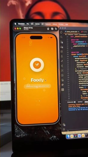 Build a Food Delivery App in Minutes with Flutter UI Kit 🍔 #shorts