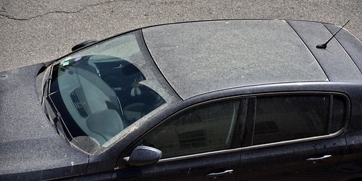 What is 'dirty rain' and how does it happen?