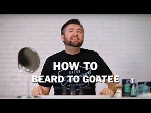 Wet Shave Tutorial: How to Shave off Beard and Shape Goatee with a Shavette Razor