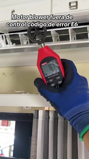 Dando solución al código de error E6 Mini split convencional marca Simply. Sensor de efecto hall averiado, motor a máxima revolución. #unit #CapCut #mantenimiento #serviciotecnico #aireacondicionado #hvactools #limpio #hvacservice #intalacion #professional #prueba