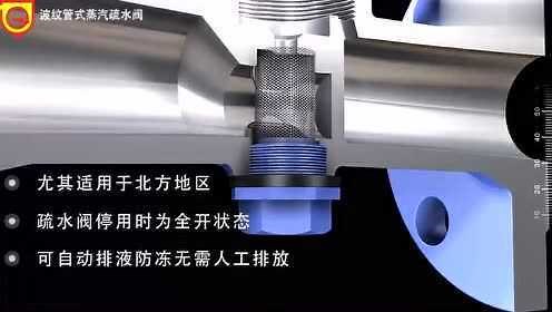 波纹管式蒸汽疏水阀工作原理