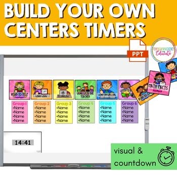 Editable Center Rotation Timer Templates – Auto-Switching PowerPoint Slides
