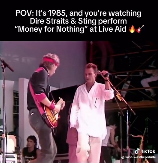 Dire Straits and Sting's Iconic Live Aid Performance