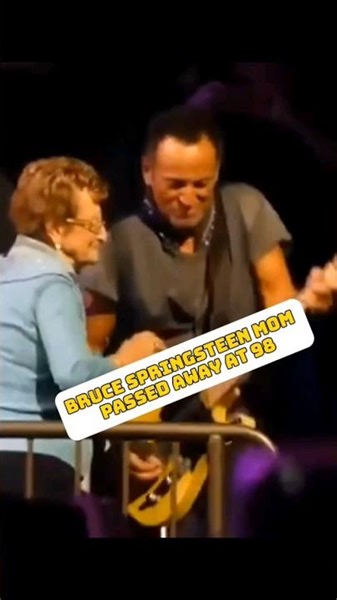 Bruce Springsteen Mom Died Adele was 98. 💔 #brucespringsteen