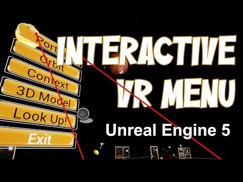 How to Create Interactive VR Menus in Unreal Engine