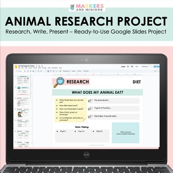 Animal Research Report Project | Google Slides   Listening Booklet