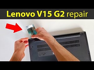 Lenovo V15 G2 ITL – How to open the computer without breaking anything