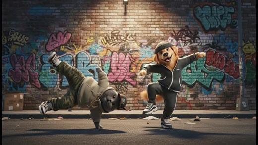 This animal breakdancing performance had flaws #cat #dog#break dancing