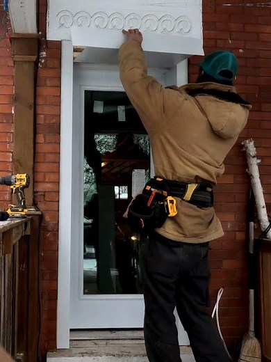 HOW TO INSTALL ALUMINUM CAPPING ON A DOORWAY