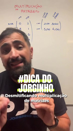 Uma forma de entender a multiplicação de matrizes diferente, o que acham?? . . #matriz #matrizes #matematica #enem #matematicabasica #matematicaenem #instalike #vestibulando #vestibular #estudante