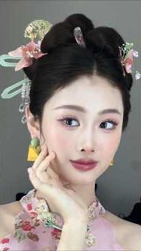 traditional chinese makeup tutorial #chinesemakeup #makeuptutorial #bridelmakup #makeup #tutorial#yt