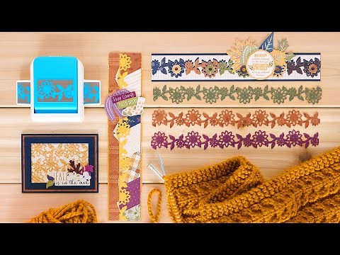 Sunflower Vine Border Punch by Creative Memories