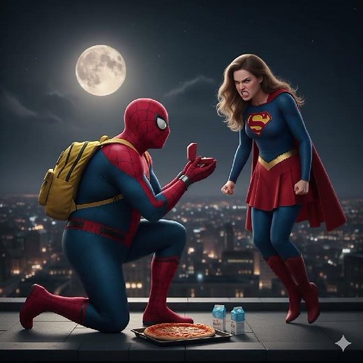 Fat Spiderman makes body #Ai