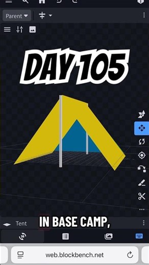 Building new assets 🔨#videogames #indiegame #building #assets #gamedev #tent #gamedesign #gaming