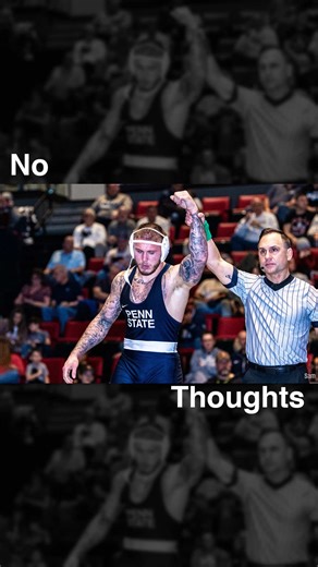 “I’m at my best whenever I’m not thinking too much” 🧠 🚫 When the mind is off the body reacts. Rocco Welsh on trying to limit his thinking while he’s wrestling. This audio is from a YouTube video uploaded by state media PSU titled “Rocco Welsh on How Penn State Wrestling Develops ELITE Athletes | Off The Mat” • • #wrestling #collegewrestling #wrestlingmatch #wrestlingtournament