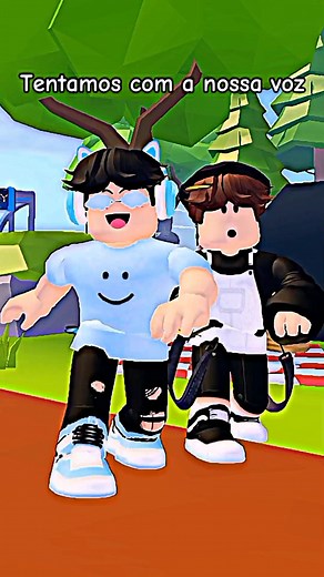 Tentando com a Nossa Voz no Roblox - Felipe Gamer