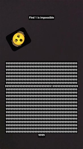 find 1 is impossible#shorg#youtubeshort#trend#subcribe