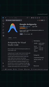 Google Antigravity in VS Code: Use Gemini, Claude & GPT-OSS 🤯#shorts