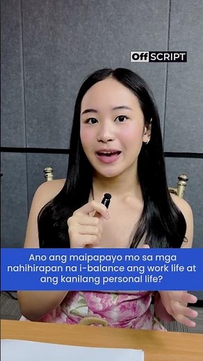OFF SCRIPT: Caprice Cayetano, may payo para ma-achieve ang work-life balance