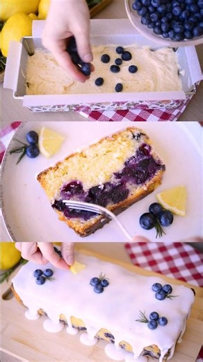 Lemon Blueberry Loaf Cake - Soft, Zesty & Perfect