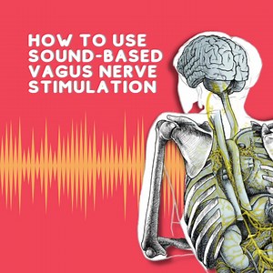 Vagus nerve stimulation is an easy way to build resilience to stress and feel *great* right now. It does this by helping your body shift from a sympathetic state (fight, flight, freeze) back to a parasympathetic state (rest, digest, restore). In other words, it helps you bounce back after a stressful event. Think of your vagus nerve as your body’s neurochemical “superhighway”—carrying signals between the brain and your vital organs. When you make a sound with your voice, your vocal cords vibrate
