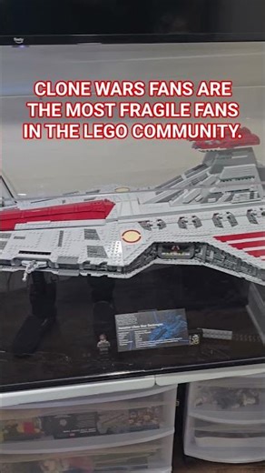 Lego Star Wars Clone Wars Fans Are The Most Fragile Fans In The Community! #lego #clonewars #afol