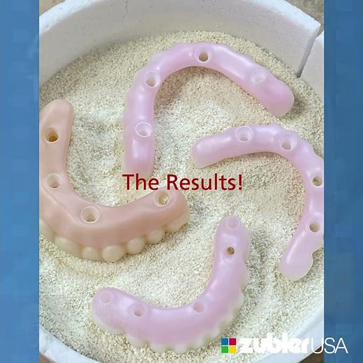 Sintering Full Arches alongside single units!