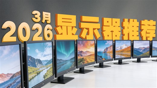 【2026年3月显示器推荐】这才是正常人要的显示器推荐，全实测 实拍选购指南，教你真正把钱花在刀刃上，建议收藏！