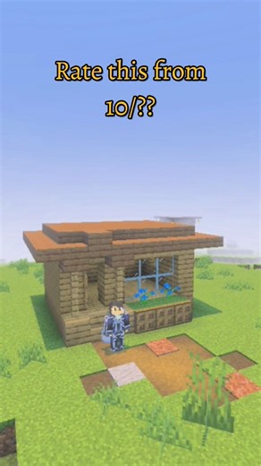 Minecraft wooden Starter house || #minecraft