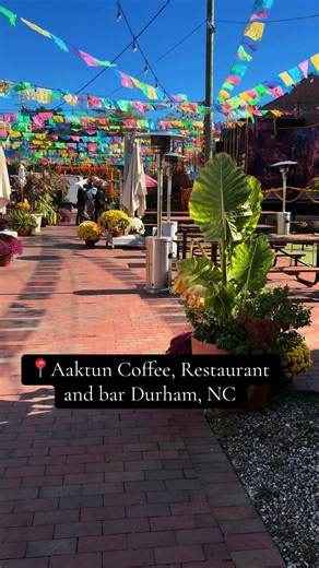 Great Fall Spot Find in Durham NC | Aaktun Coffee Restaurant Bar