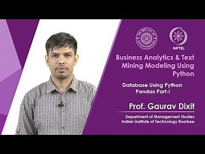 Database Using Python Pandas Part I