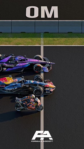 F1 vs Formula E vs MotoGP: 400m Race Comparison