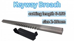 High Speed Steel HSS Keyway Broach Tool Set Keyway Broaching Cutting Tool Internal Spline Broaching Tool Set