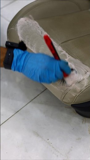 How to clean car Leather seats #cardetailing #detailing