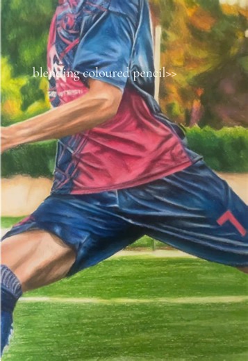 Colored Pencil Art Commission in Progress