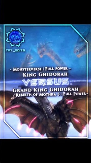 Monsterverse King Ghidorah Vs Grand King Ghidorah (Request PT #127) | #wisedit #1v1edit #fyp |
