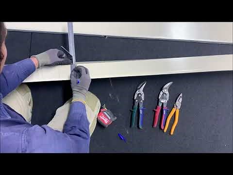 How to - Cut right angle trunking