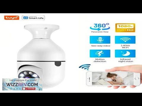 Tuya Smart Home 2.4G E27 Bulb Wifi Surveillance Camera HD Night Security
