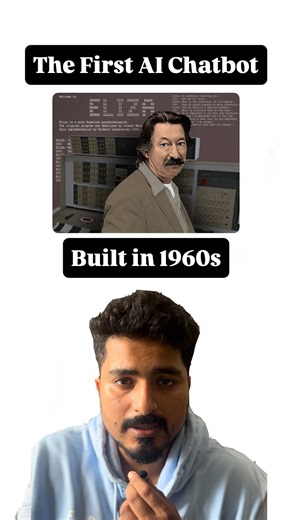 Kundan | Did you know the first chatbot was built in 1966? 🤯 Meet ELIZA — the OG AI therapist. It could make you feel understood… until it totally... | Instagram