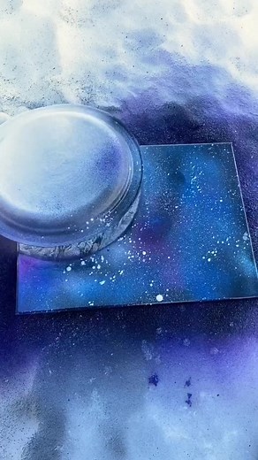 #howtomake a realistic moon! #galaxy #spraypaint #spraypainting #spraypaintgalaxy #diyart #diy