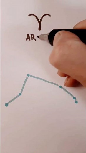 Aries ♈️ zodiac sign drawing