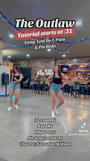 Outlaw line dance (to Low by T Pain and Flo Rida) demo and tutorial!🪩 Dance info: 32 counts 4 walls Improver Choreo: Suzanne Wilson Song: Low by @tpain and @official_flo @kynee_jo @courtney_fajardo @fuego.dance #linedance #linedancing #linedancer #linedancers #beginnerlinedance #easylinedance #howtolinedance, #linedancetutorial #linedancedemo #linedanceinstructor #whiskeydrinkin #theoutlawlinedance #countrylinedancing #linedancelesson #outlawlinedance #lowlinedance #whiskeydrinkinlinedance #fue