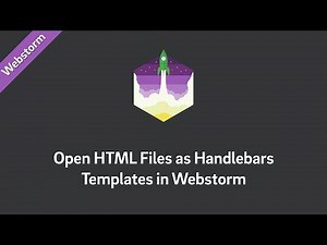 Open HTML Files as Handlebars Templates in Webstorm
