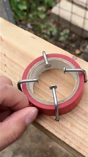 easy and simple way to use duct tape without using scissors #construction #popular #viralshorts