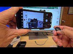 Phone Camera Grip with Zoom Remote, Smartphone Handle Holder with Wireless Shutter, NOT FOR iPhone