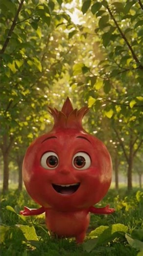 Pomegranate Protects Your Heart in 10 Seconds | 3D Animated Fruit