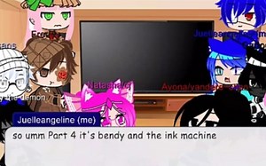 ||fandoms react to memes|| part 4 bendy and the ink machine