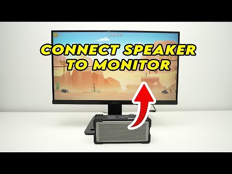 How to Connect Speaker to a Monitor - Step By Step