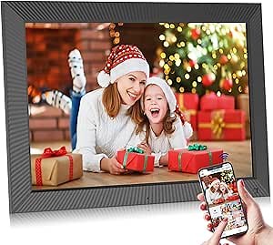 19-inch Dual-WiFi Digital Photo Frame - Digital Picture Frame, 32GB, Motion Sensor, Full Function, Sharing Photos and Videos via App or Email Instantly, Unlimited Cloud Storage, Wall Mountable